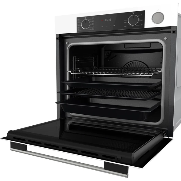 Ferre Fryart Sc Serisi Wok'lu Beyaz 3'lü Ankastre Set ( XE64CB-SC406-D087 ) - Resim 5