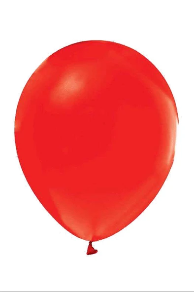 LitaeTrend Tek Renk Balon Kırmızı 100'lü - 1