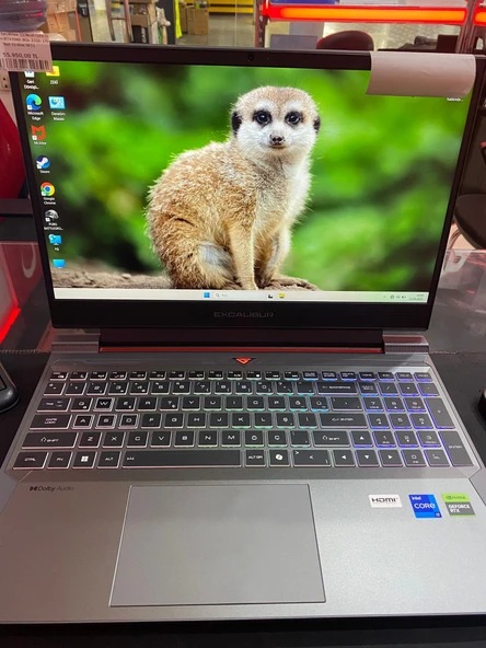 Casper Excalibur G870 i7-13620H 32GB 1TB RTX5060 8GB 165HZ 15.6" Freedos Gaming Laptop G870.1362-DF60X-C