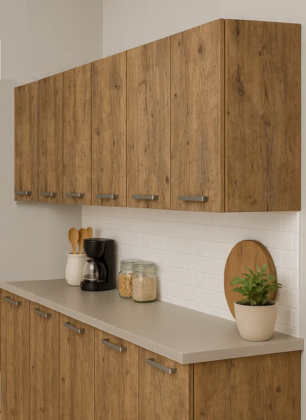 210LUK ATLAS ÇAM ÜST MODÜL, MUTFAK DOLABI, ÇOK AMAÇLI DOLAP, KİLER DOLABI - 2