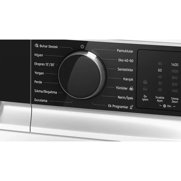 Profilo CGK264Z0TR Çamaşır Makinesi 11 kg 1400 Devir Beyaz - Resim 3