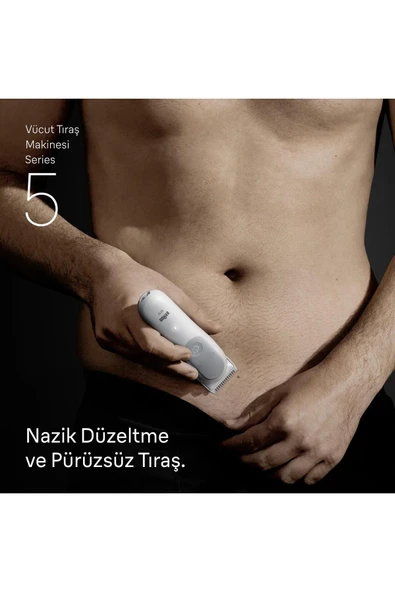 Braun Vücut Tıraş Makinesi Series 5, +6 Aksesuar, Su Geçirmez, BG5550 - 2