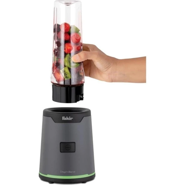 Fakir Chop'n Blend Smoothie Blender Yeşil Buz Kırma, Kaymaz Taban, Bpa Free 350W - 5