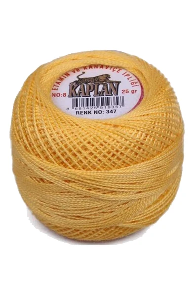 LitaeTrend 3 Adet Kaplan Etamin Ve Kanaviçe İpi 8 No Kod/Renk: 347 - 115 - 915 - Ryl - Resim 2