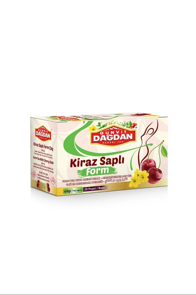 LitaeTrend Kiraz Saplı Form Çayı  Bardak Poşet 20’li ürün görseli 1