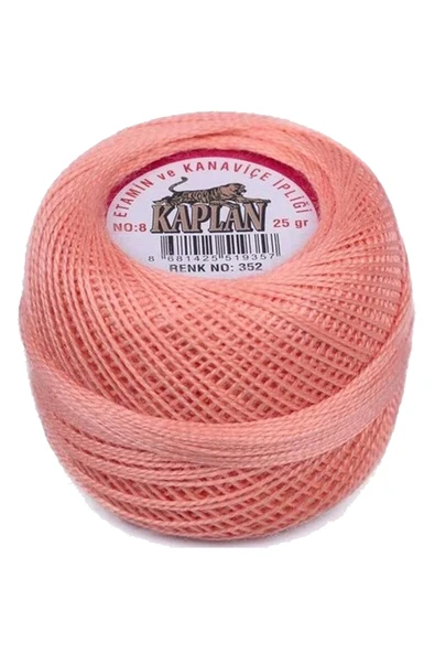 LitaeTrend 3 Adet Kaplan Etamin Ve Kanaviçe İpi 8 No Kod/Renk: 116 - 352 - 780 - Ryl - Resim 4