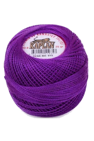 LitaeTrend 3 Adet Kaplan Etamin Ve Kanaviçe İpi 8 No Kod/Renk: 347 - 115 - 915 - Ryl - Resim 3