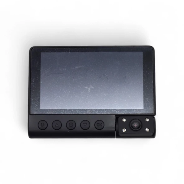 Viges Dokunmatik Araç İçi Yol Kamerası (3 Adet Kamera Set) Siyah