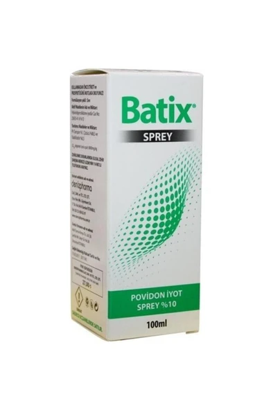 Batix Antiseptik Sprey 100 ml - Resim 2