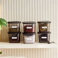 Karaca Forbs Kaşıklı 6'lı Baharat Takımı Gri ürün görseli