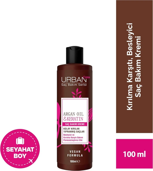 Urban Care Argan Oil&Keratin Saç Kremi 100 ml - 2