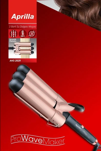 Aprilla Hızlı 3lü Su Dalgası (WAG) Maşası 32mm