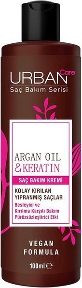 Urban Care Argan Oil&Keratin Saç Kremi 100 ml