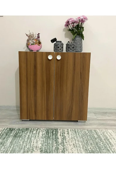 Irmak Mobilya Ceviz Rengi Ayakkabılık Safir Çok Amaçlı Dolap Hol & Mutfak & Banyo & Ofis & Balkon ürün görseli