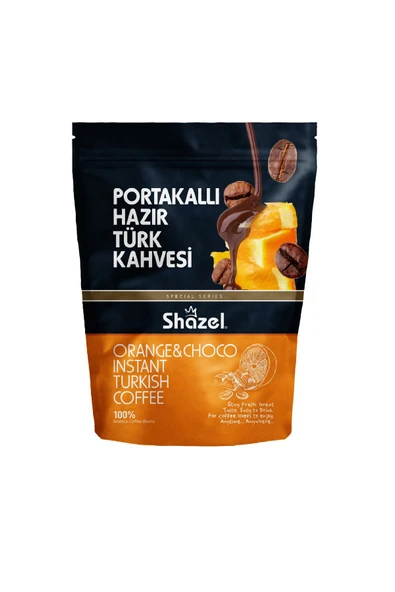 Shazel Portakallı Hazır Türk Kahvesi 100 gr x 6 Adet ürün görseli 1