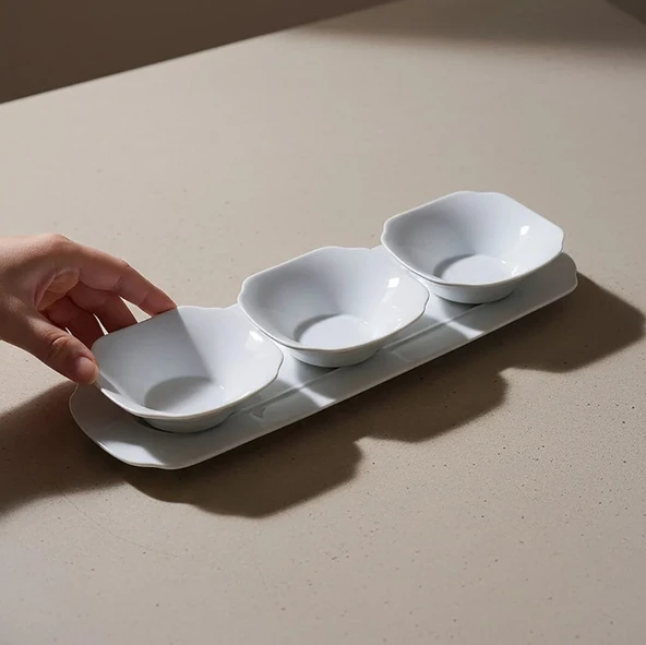 Fecra Napoli Kase Servis ve Sunum Seti - 4