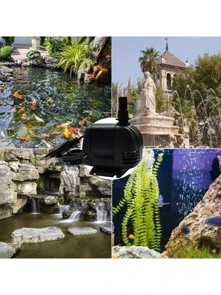 Süs Havuzu Motoru Sump Motor Şelale Motor 1 metre Yüksekliğe Su Yükseltebilir - Resim 6