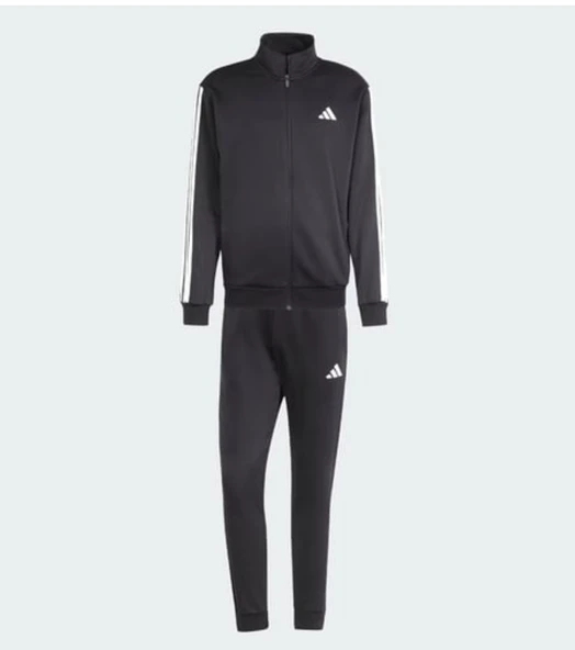 adidas Sportswear Basic 3-Stripes Fleece Eşofman Takımı JI8878 - Resim 4