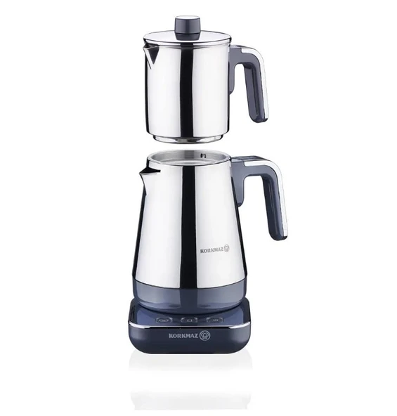 KORKMAZ A850-03 MODERNA ELEKTRİKLİ ÇAY MAKİNESİ (GRİ/KROM) - 3