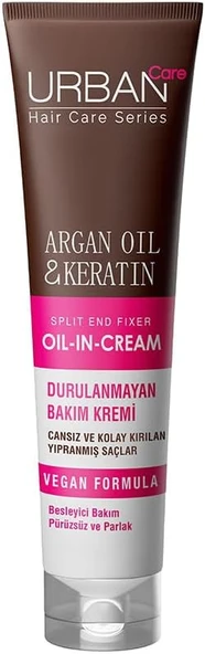 URBAN Care Argan Yağı & Keratin Kolay Kırılan Saçlara Özel Durulanmayan Bakım Kremi 150 ml - 2