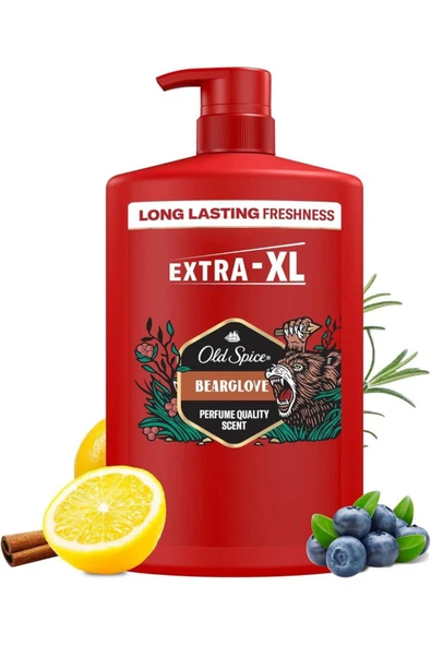Bearglove 3In1 Erkek Duş Jeli ve Şampuan 1000 ml XXL - 2