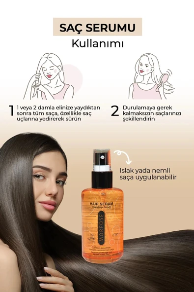 LitaeTrend Argan Saç Serumu 75 ML - Boyalı ve Röfleli Saçlar - mrfs - Resim 3