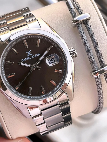 Daniel Klein İtalyan Tasarım Bileklik Hediyeli 2 Yıl Garantili 3 Atm Erkek Kol Saati ES.14137-5 ürün görseli