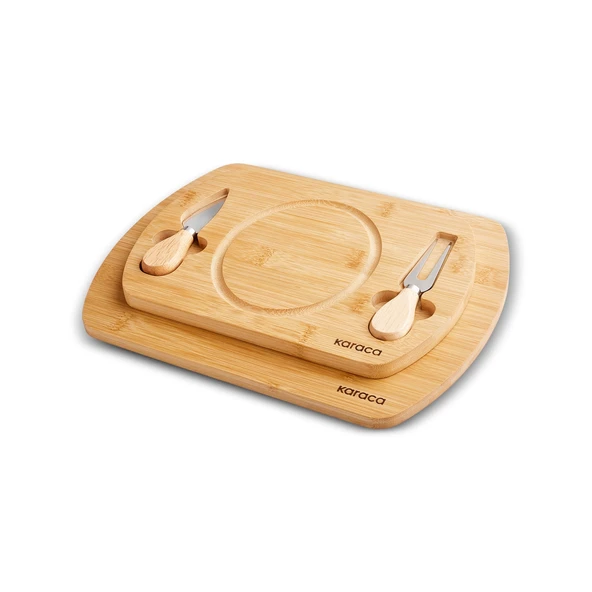 Karaca Lily Bamboo 2'li Pro Kesme Ve Sunum Tahtası - Resim 8