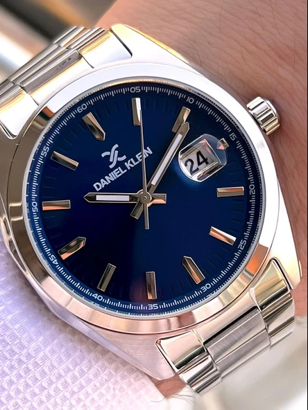 Daniel Klein İtalyan Tasarım Bileklik Hediyeli 2 Yıl Garantili 3 Atm Erkek Kol Saati ES.14137-3 - 2