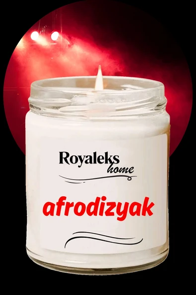 LitaeTrend Doğal Özel Seri Kokulu Dekoratif Kavanoz Mum 210 cc - Afrodizyak - RYL - 1