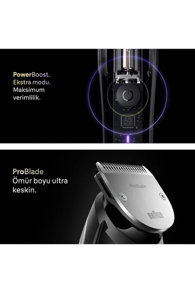 Sakal Düzeltici Series 9, +7 Berber Ekipmanları, 52 Uzunluk, ProBlade, BT9520 - 3