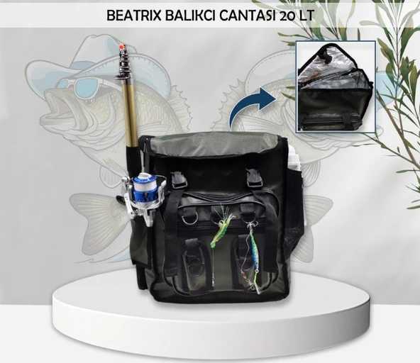 20 LT Balıkçı Çantası – Suya Dayanıklı, Dayanıklı ve Kullanışlı Taşıma Çantası - 1