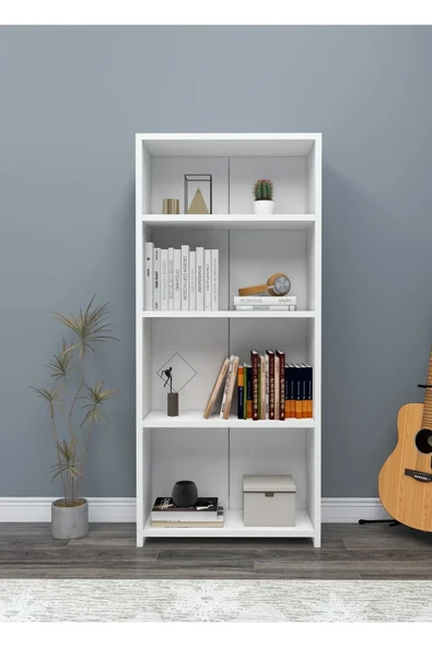 Irmak Mobilya 4 Raflı Çok Amaçlı Raf ,mutfak Rafı, Kitaplık, Erzaklık, Kiler Rafı - Resim 2