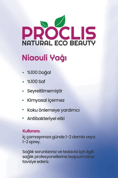 Nioli Uçucu Yağı %100 Doğal Seyreltilmemiş 3'lü Set ( Niaouli Essential Oil) 3x10 Ml - 2