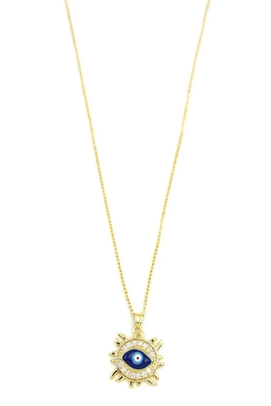 LitaeTrend Güneş Kolye - Altın - Resim 2