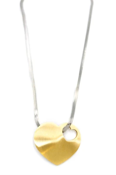 LitaeTrend Kalp Kolye - Altın ürün görseli 1