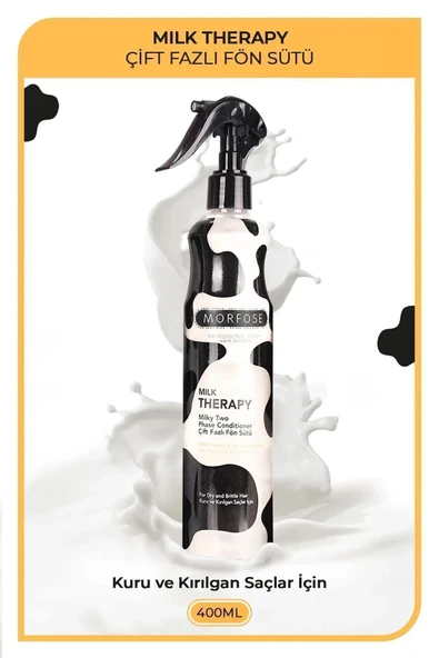 LitaeTrend Milk Therapy Çift Fazlı Kondisyoner Fön Suyu 400 ML - mrfs - 1
