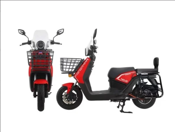 Mobilette Carry 10000 Elektrikli Moped Kırmızı - 1