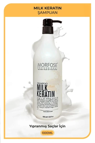 LitaeTrend Milk Keratin Şampuan 1000 ML - Besleyici Koruyucu Etki - 1