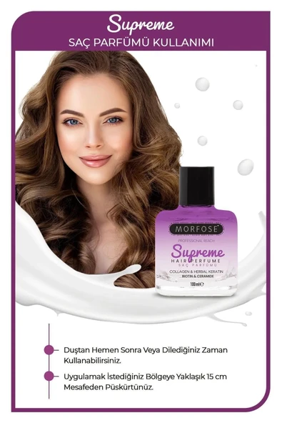 LitaeTrend Supreme Saç Parfümü 100 ML - Mat ve Kuru Saçlar İçin - mrfs - Resim 3