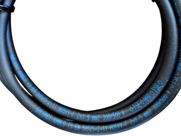 Araç Çakmaklık Uzatma Kablosu 12-24 Volt 16 Amper 2 X1,5mm TTR Bakır 2 Mt-Siyah - Resim 3