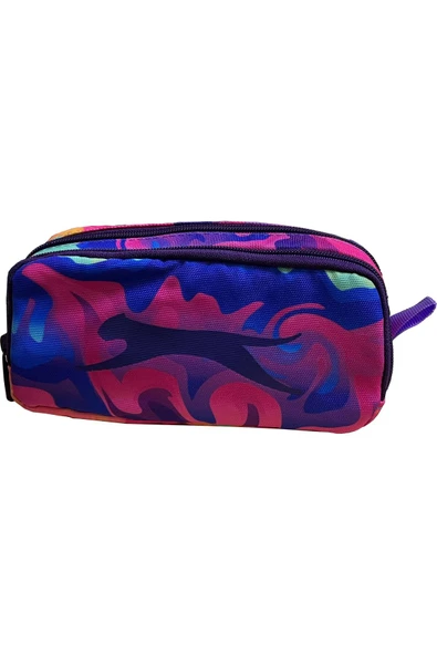 Slazenger Mor Renkli Kalem Çantası (İki Bölmeli)