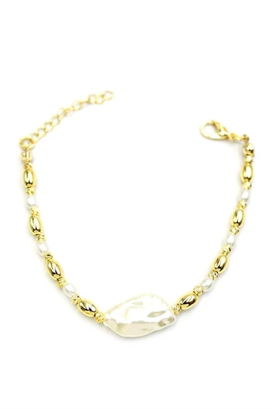 LitaeTrend İnci Bileklik - Altın ürün görseli 1