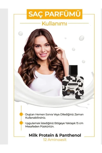 LitaeTrend Milk Therapy Saç Parfümü 100 ML - Bakım ve Canlılık - mrfs - Resim 3