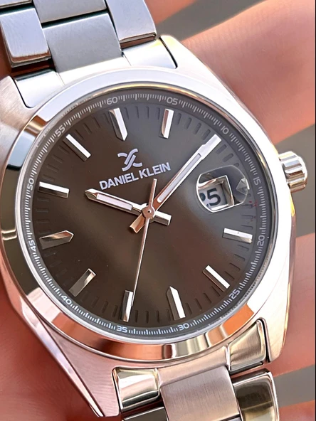 Daniel Klein İtalyan Tasarım Bileklik Hediyeli 2 Yıl Garantili 3 Atm Erkek Kol Saati ES.14137-5 - Resim 4