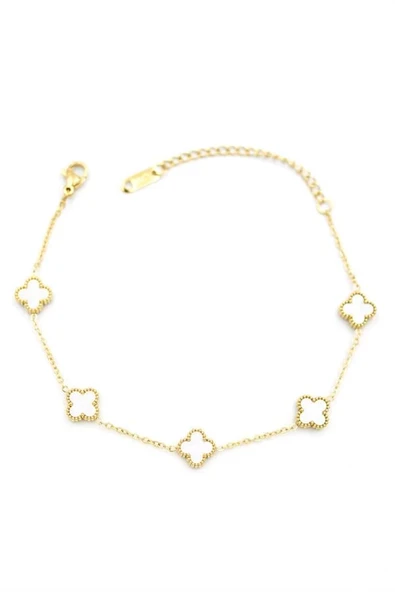 LitaeTrend VC Yonca Bileklik - Beyaz ürün görseli 1