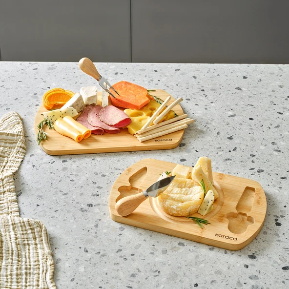 Karaca Lily Bamboo 2'li Pro Kesme Ve Sunum Tahtası - Resim 7