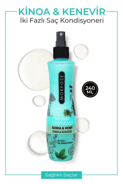 LitaeTrend Çift Fazlı Kinoa & Kenevir Kondisyoner Fön Suyu 240 ML - mrfs ürün görseli 1