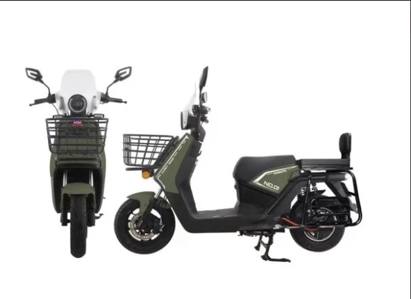 Mobilette Carry 10000 Elektrikli Moped Kahverengi - 1