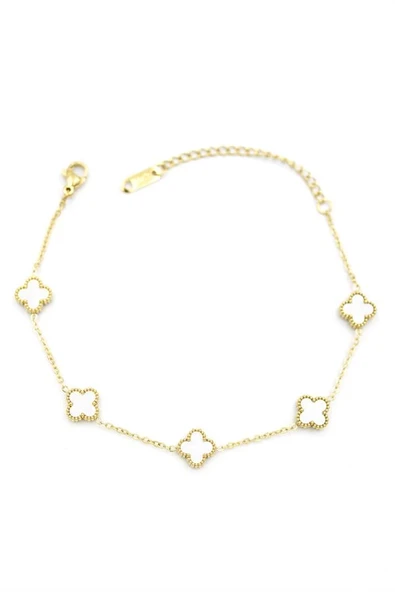 LitaeTrend VC Yonca Bileklik - Beyaz - Resim 2